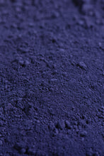 Load image into Gallery viewer, Purpose-grown Indigo is an extract from Indigofera tinctoria. Preferring hot, sunny climates, it is widely applauded for it&#39;s vast range of deep shades. Creating everything from darkest of navy to the lightest of light delicate shades of sky.
